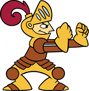 Fighting Knight Mascot
