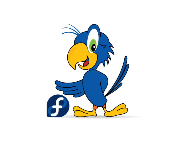 Blue Parrot Mascot