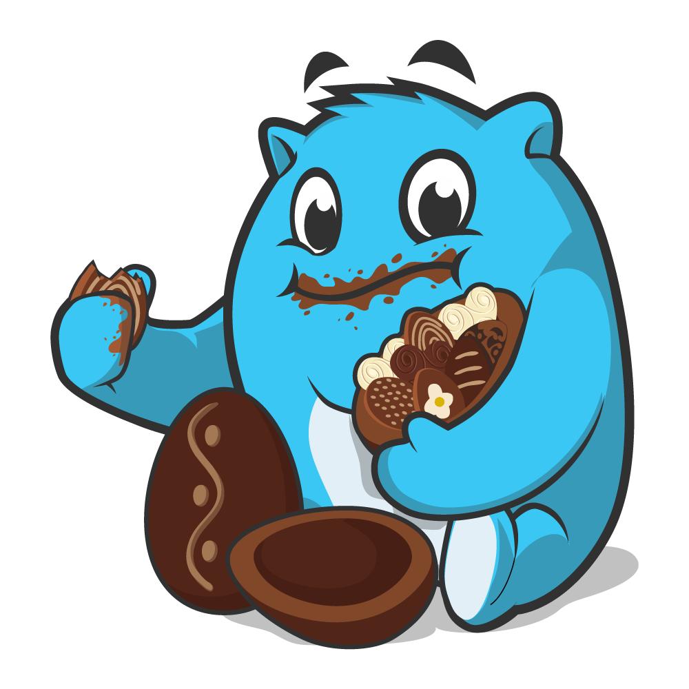 chocolate Bear Mascot