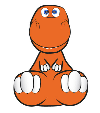 Cute Dino Mascot