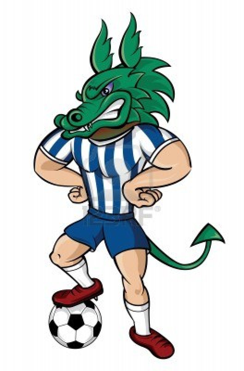 Football Dragon Mascot