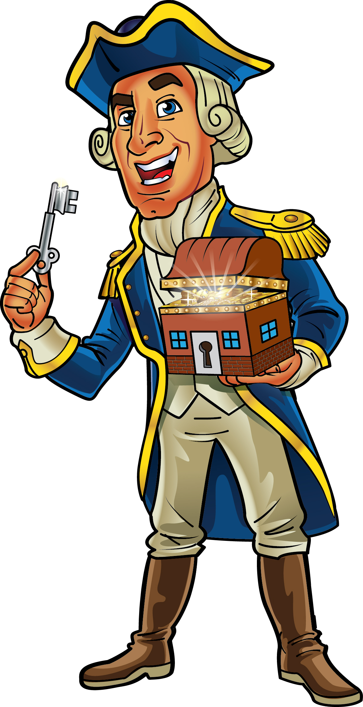 Pirate Captain Mascot