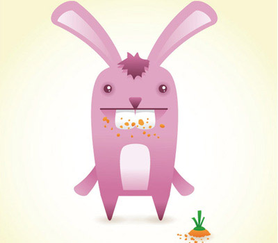 Cute Bunny Mascot