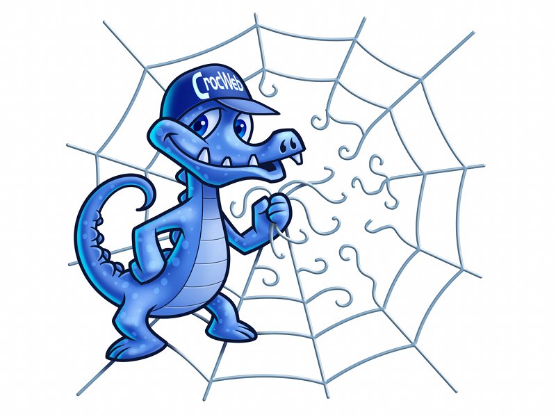 Croc Web Mascot