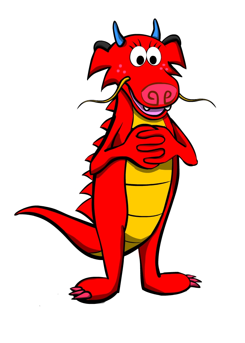 Red Dragon Mascot