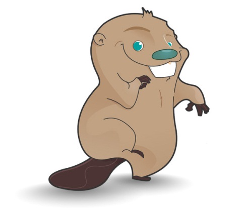 Cute Beaver mascot