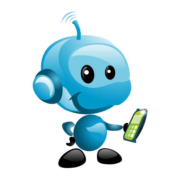 Cellphone Mascot