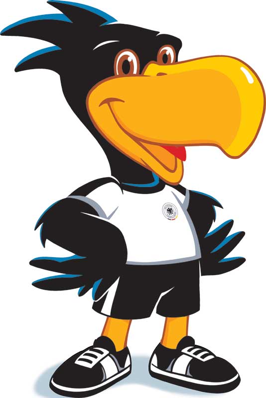 Black Bird Mascot
