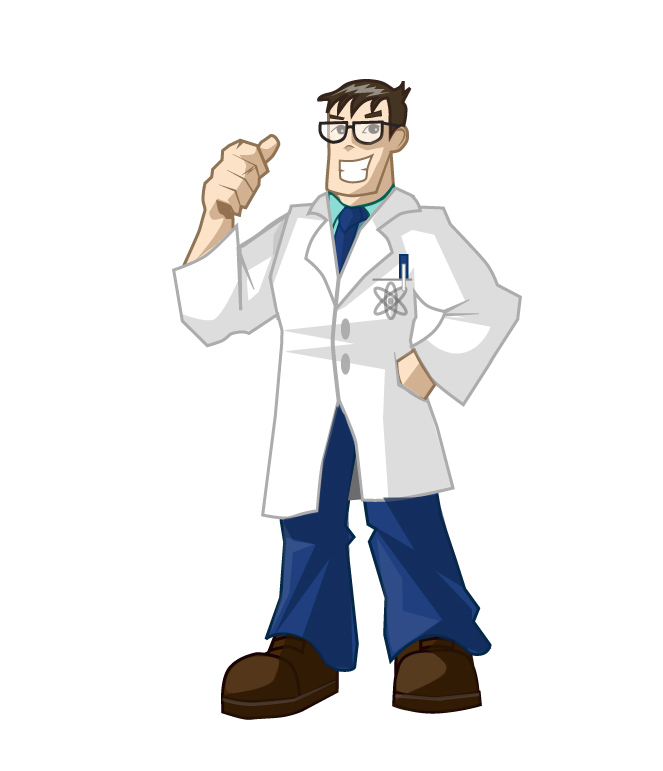 scientist Mascot