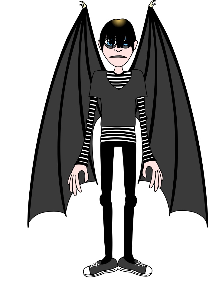 Emo Vampire Mascot