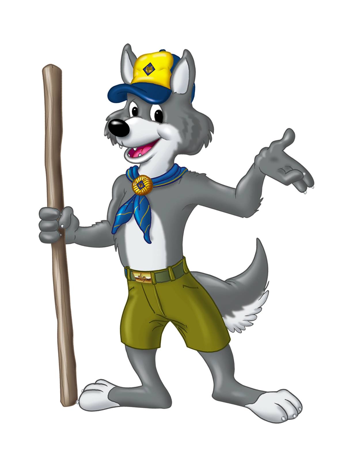 Wolf Mascot