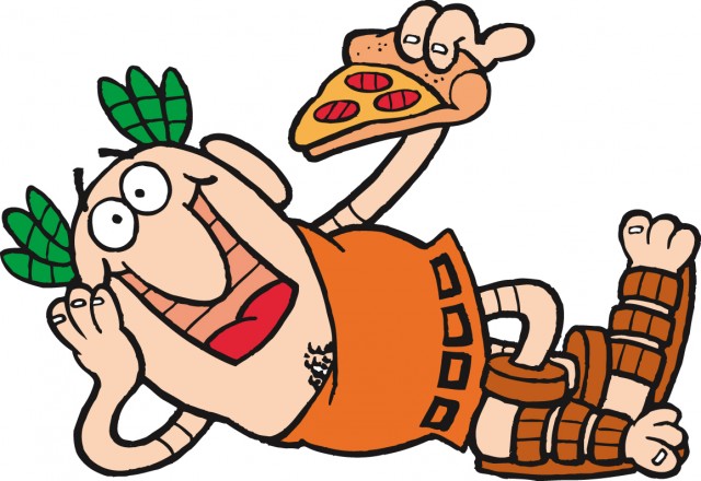Greek Pizza Mascot
