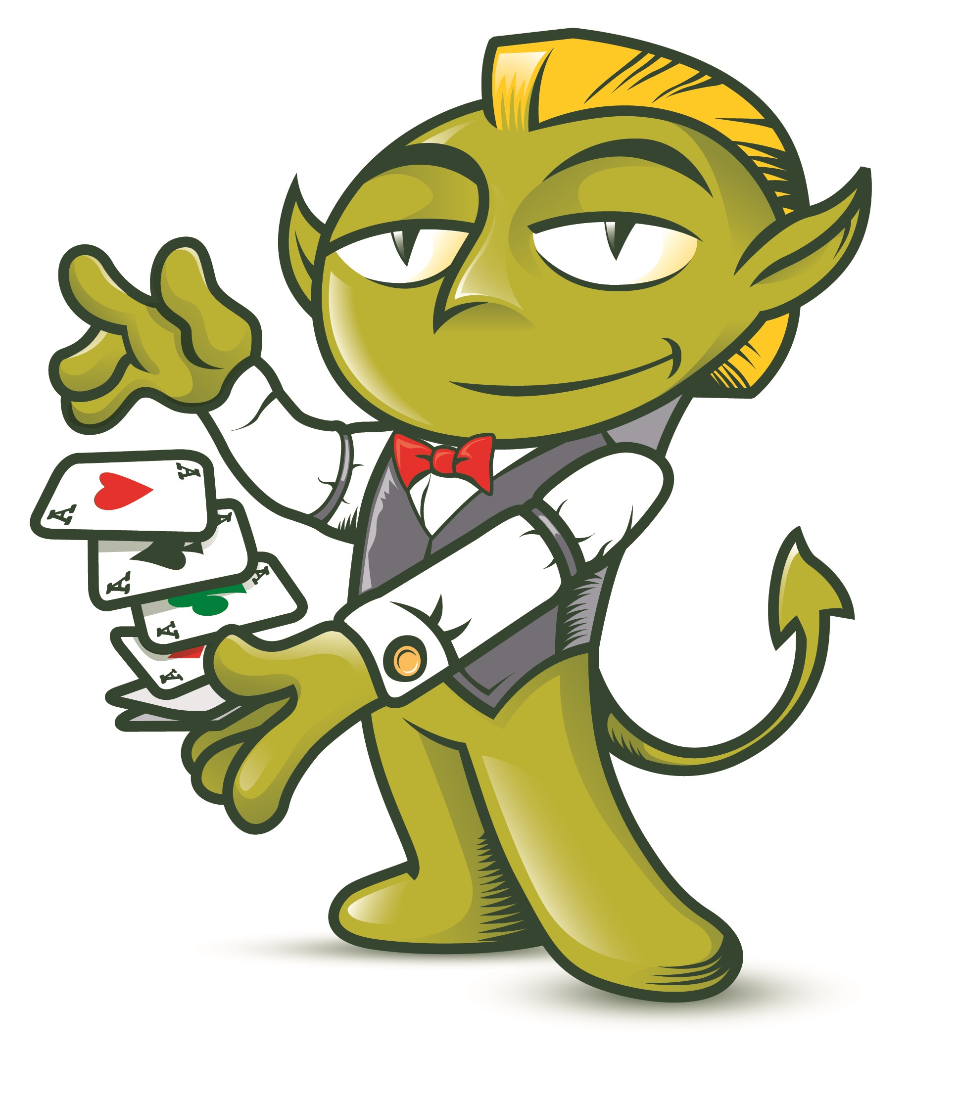 Magician Alien Mascot