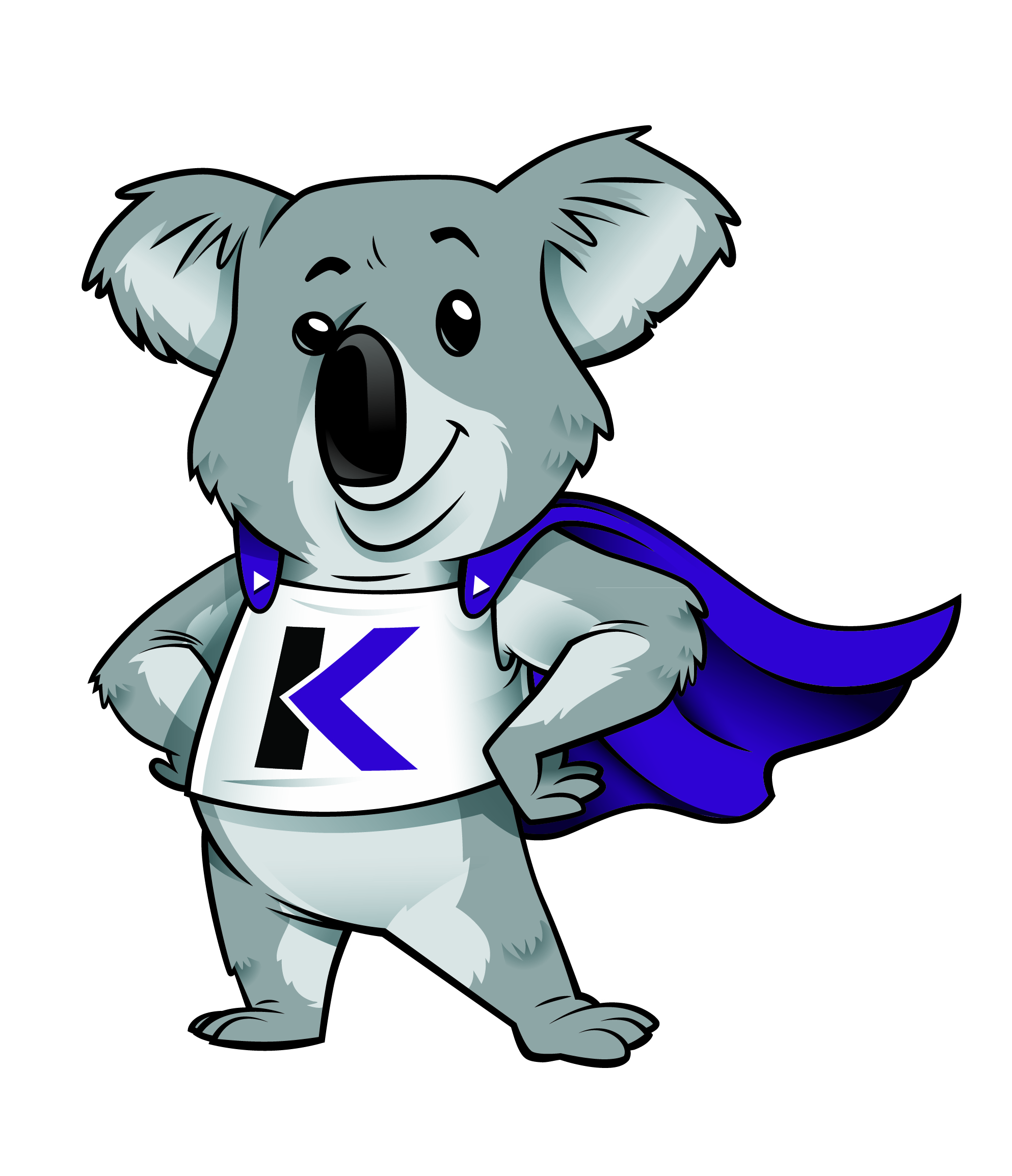 Super Smart Koala Mascot