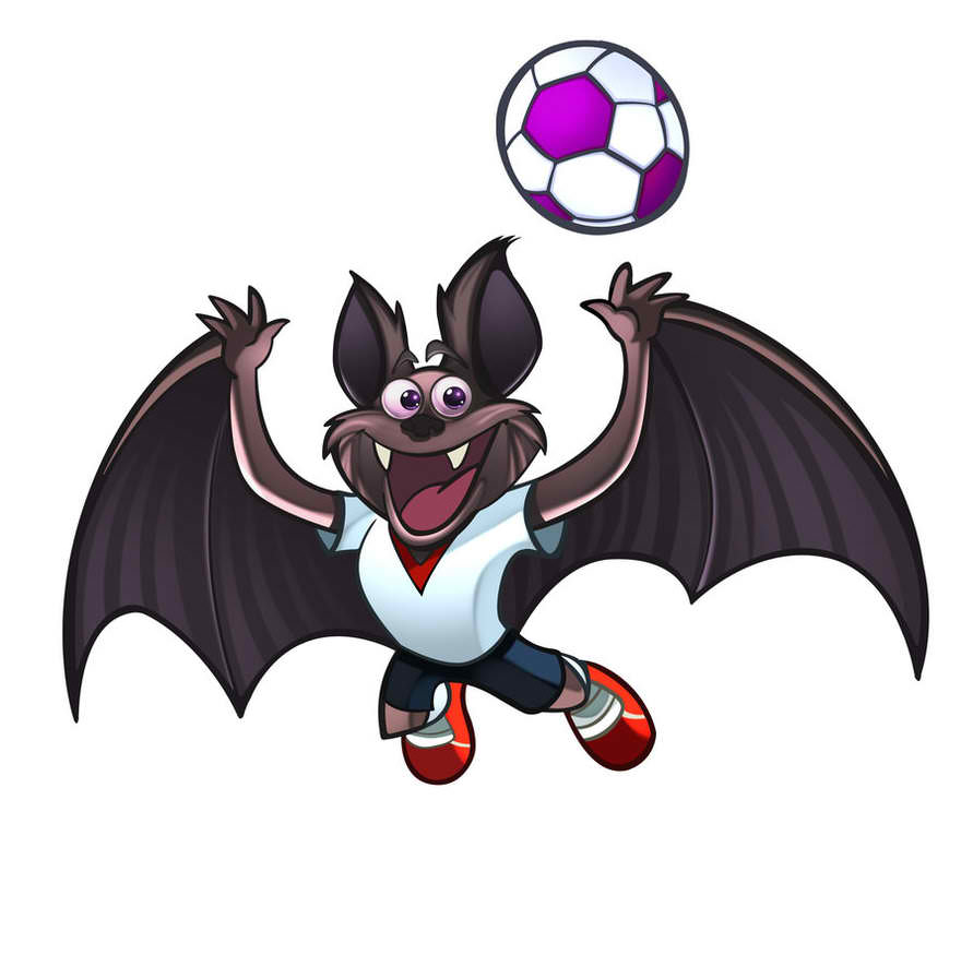 Football Bat Mascot