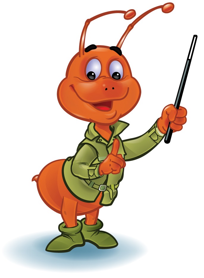 Teacher Ant Mascot