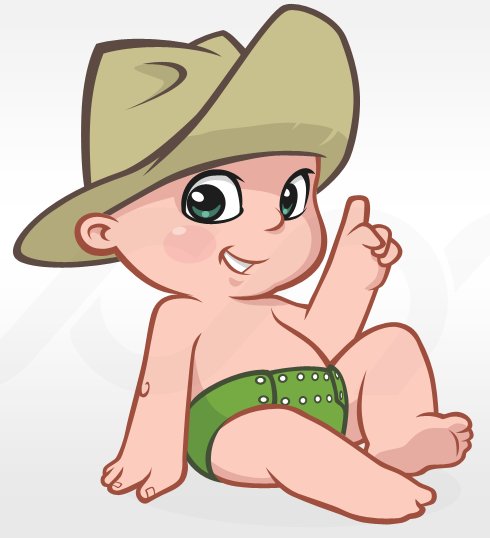 Cute Baby Mascot