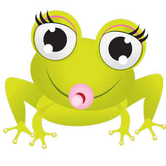 Cute Photogenic Frog Mascot