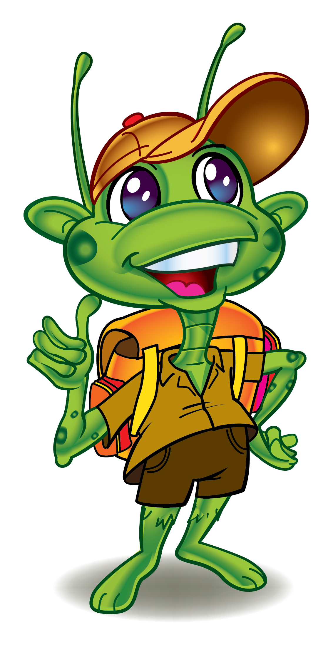 Green Alien Mascot