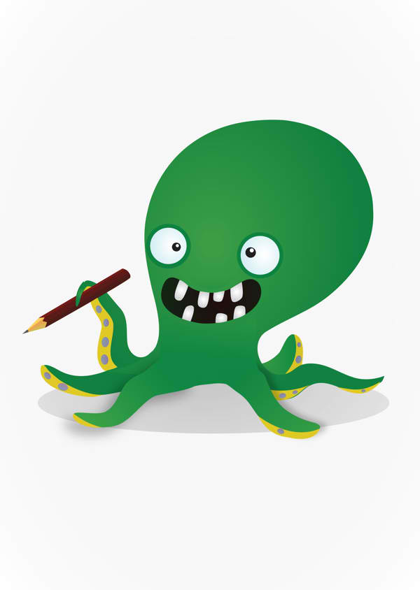 Ugly Octopus Mascot