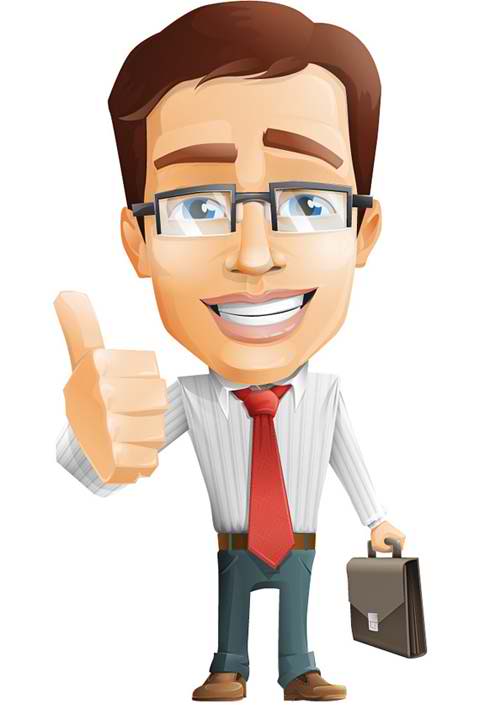 Office Guy Mascot