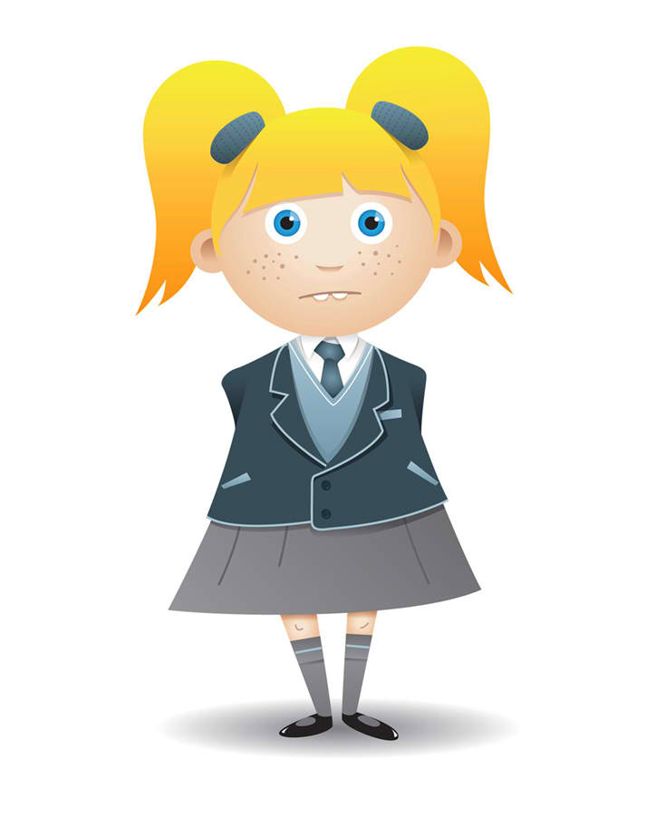 Female Student Mascot