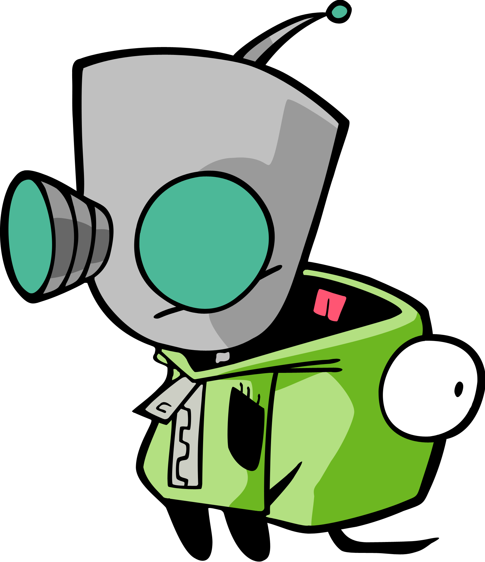 Weird Robot Kid Mascot