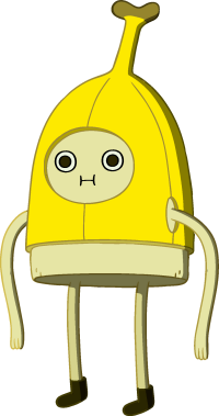 Short Banana Man Mascot