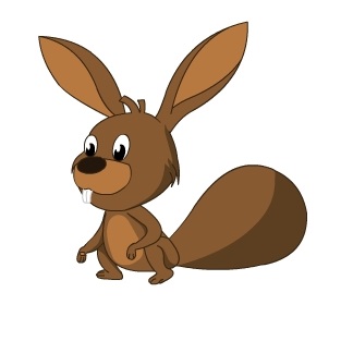 Beaver Rabbit Mascot