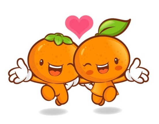 Ponkan Couple Mascot