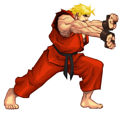 Karate Guy Mascot