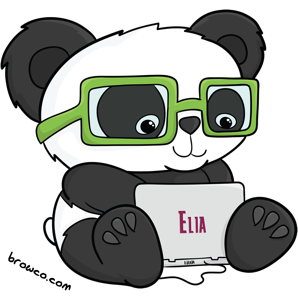 Techie Panda Mascot