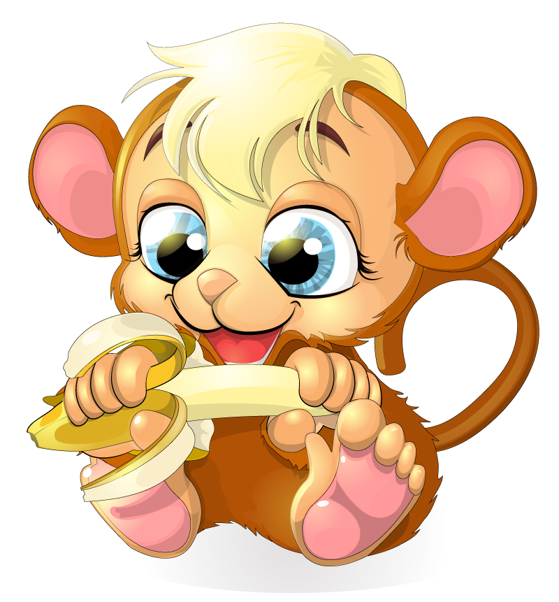 Cute Chimp Mascot