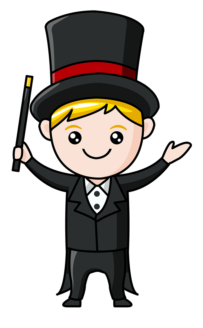 Magician Boy Mascot