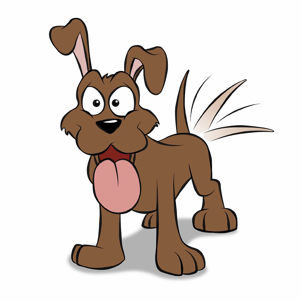 Cute Brown Puppy Mascot