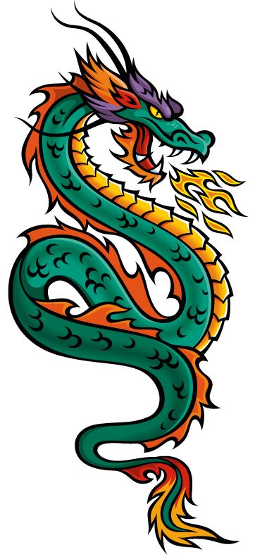 Floating Dragon Mascot