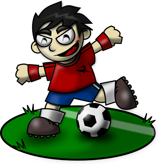 Sporty Soccer Kid Mascot