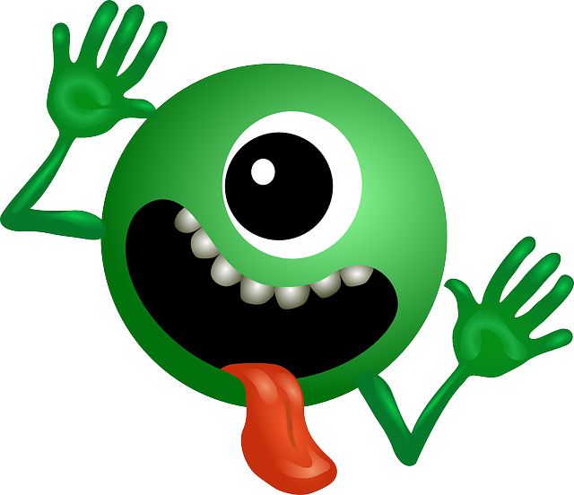 Green Monster Ball Mascot
