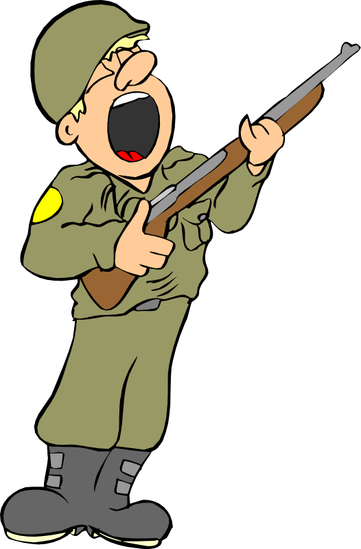 Singing Soldier Mascot
