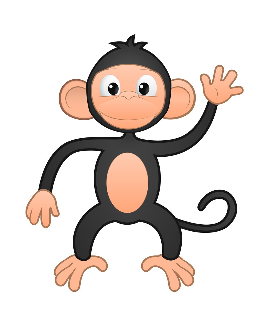 Happy Monkey Mascot
