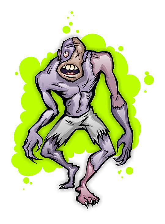 Monkey-Like Mummy Mascot