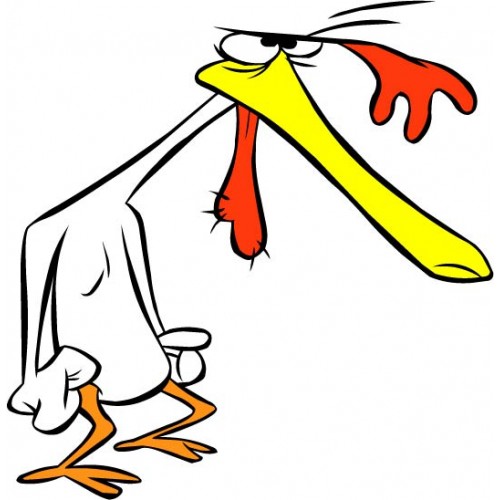 Cartoon Chicken Mascot
