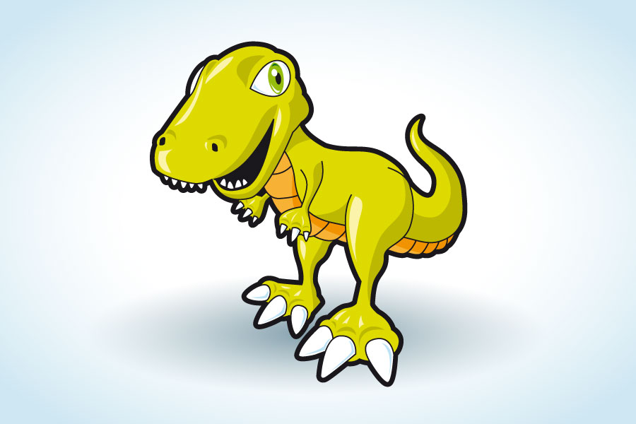 Cute T-Rex Mascot