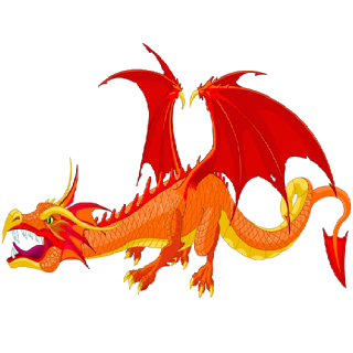 Fire Dragon Mascot
