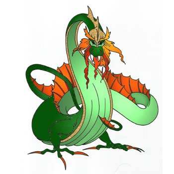 Ancient Dragon Mascot