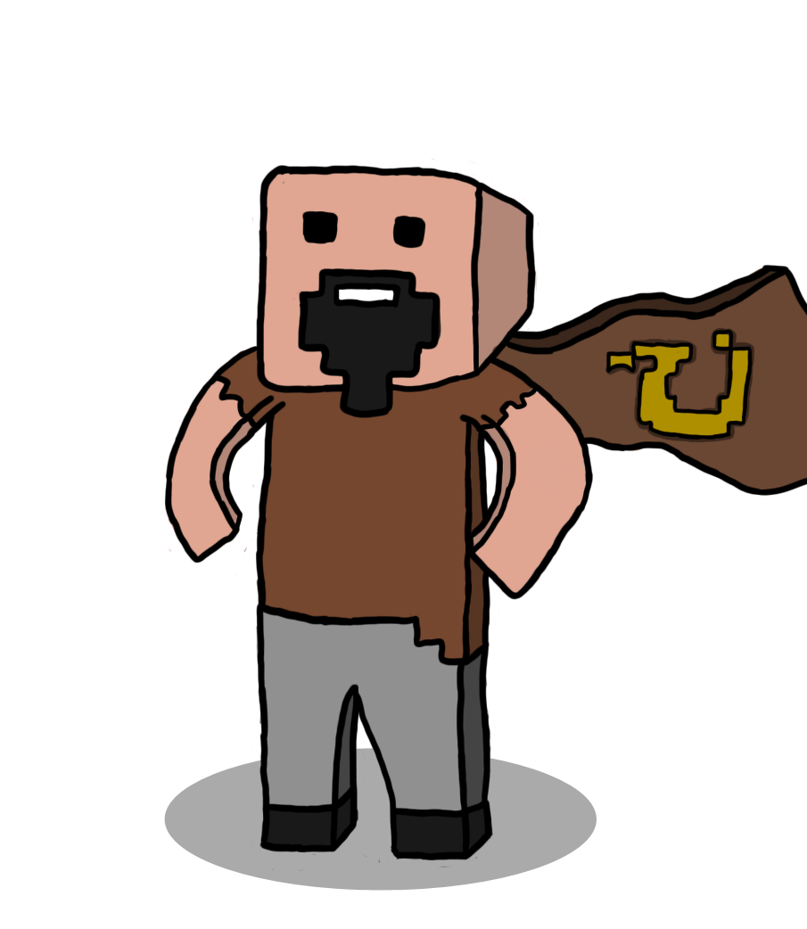 Minecraft Guy Mascot