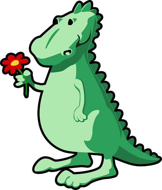 Sweet Dinosaur Mascot