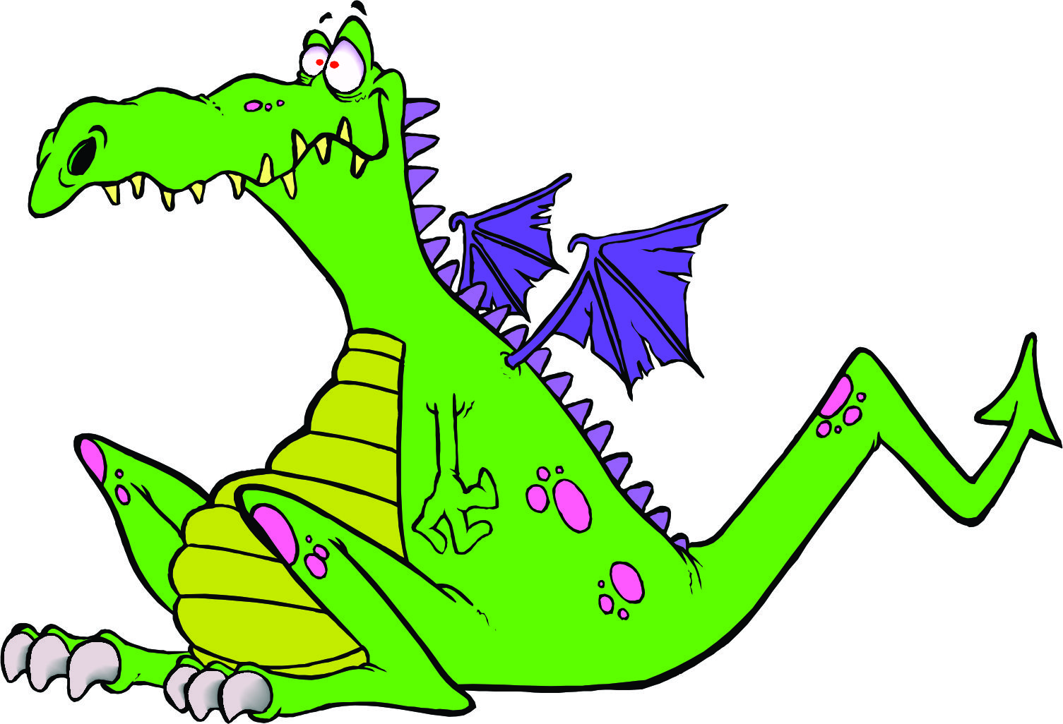 Lazy Green Dragon Mascot