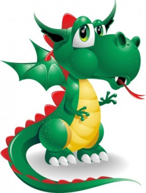 Little Green Dragon Mascot