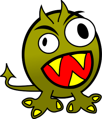 Little Green Devil Mascot